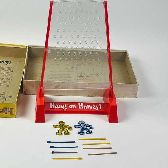 Vintage Hang On Harvey Ideal Toys 1969 Board Game - Picture 3 of 5